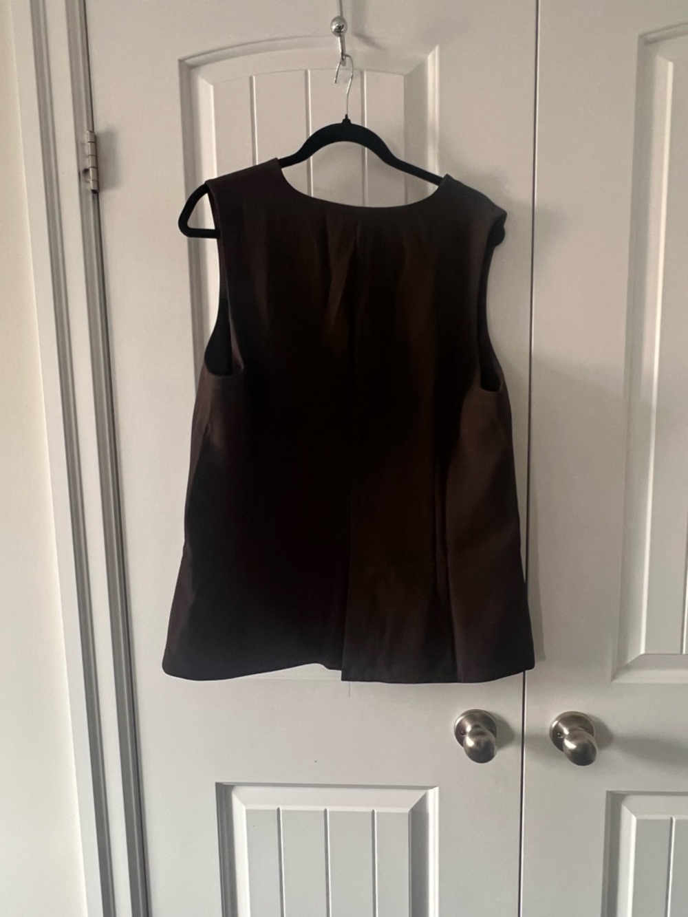 GAP Brown Sleeveless Button Vest - Picture 6 of 7